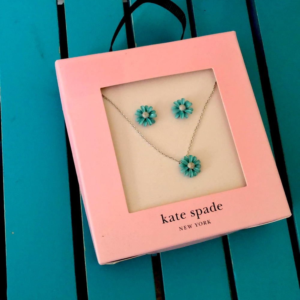 Kate spade earrings and necklace combo